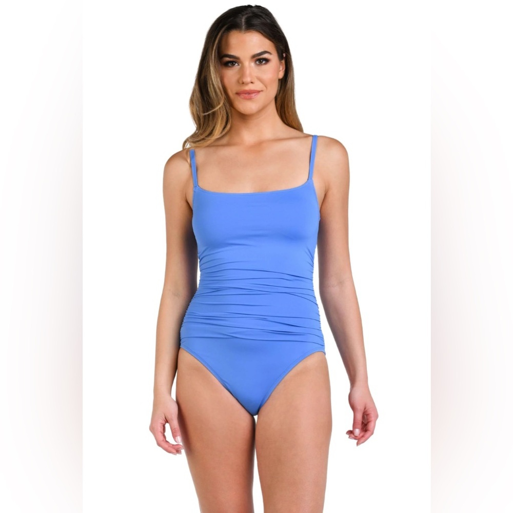 La Blanca Island Goddess Lingerie One Piece - Chambray